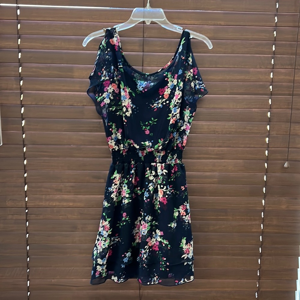 Navy Floral dress
